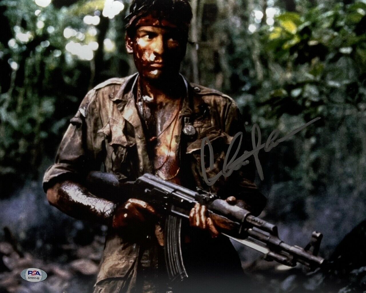 Charlie Sheen Signed The Platoon