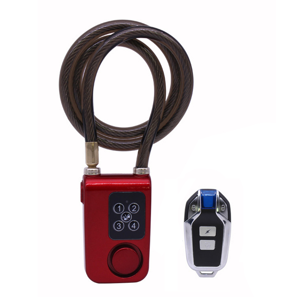 

Anti-Theft Smart Bike Lock Bluetooth Control Bicycle Cycling Security Alarm, Red, 501 Original