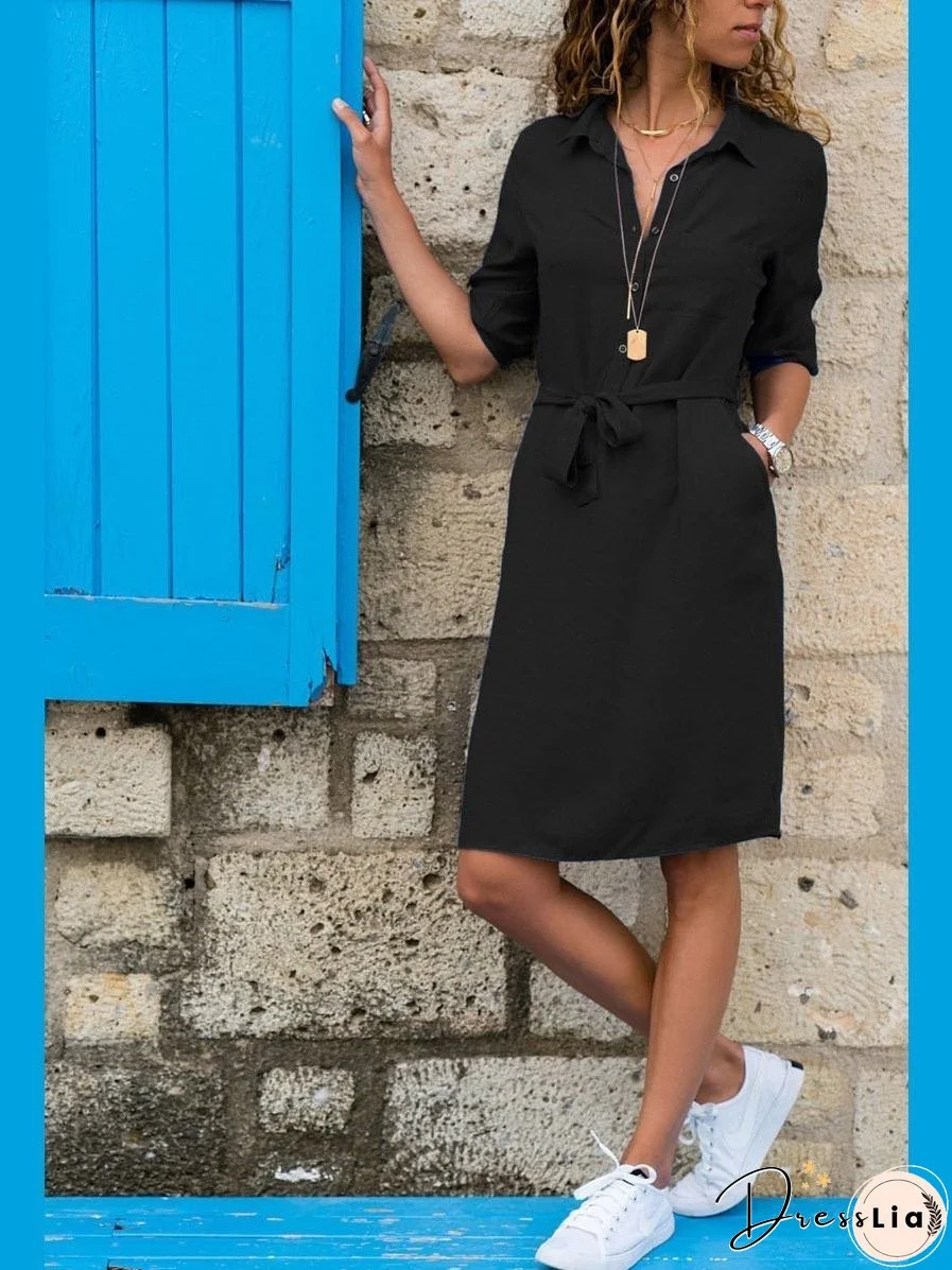 Midi Elegant Shirt Pencile Skirt for Women