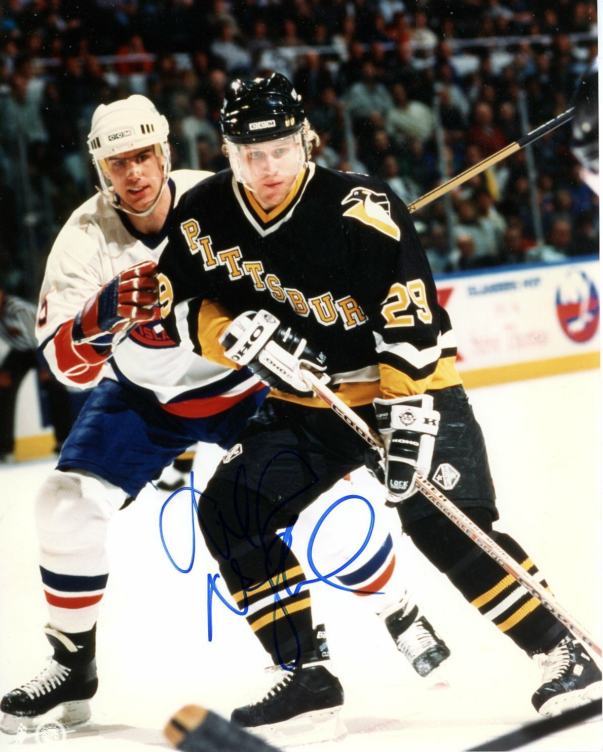 Markus Naslund Autographed 8x10 Pittsburgh Penguins # S314