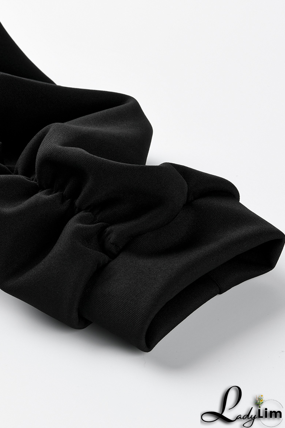 Black Sexy Solid Patchwork Zipper Collar Skinny Jumpsuits