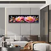 Peony-11CT Stamped Cross Stitch 135*40cm/53.15*15.75in(Big Size)