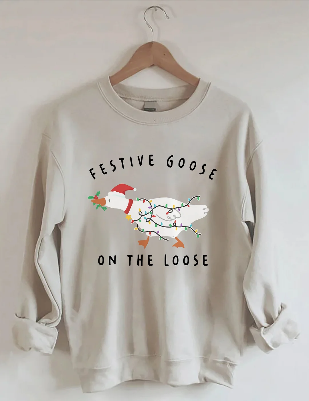 Funny Christmas Goose Sweatshirt