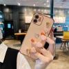 2023 Lovely Plating Heart Bracelet Camera All-inclusive Protective Case For iPhone 12 Pro Max 11 XS Max XR 7 8 Plus