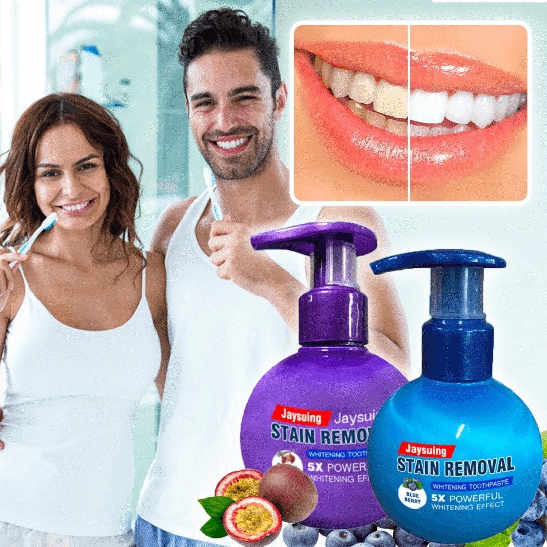 Intensive Stain Removal Whitening Toothpaste - vzzhome