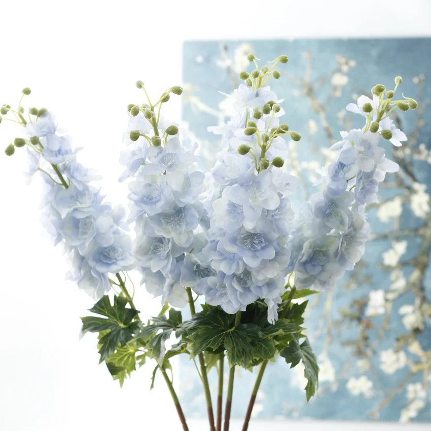 Light blue simulation delphinium - 31"