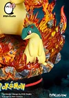 Starter Pokemon Series Typhlosion Family - Pokemon Resin Statue - EGGS Studios [In Stock]