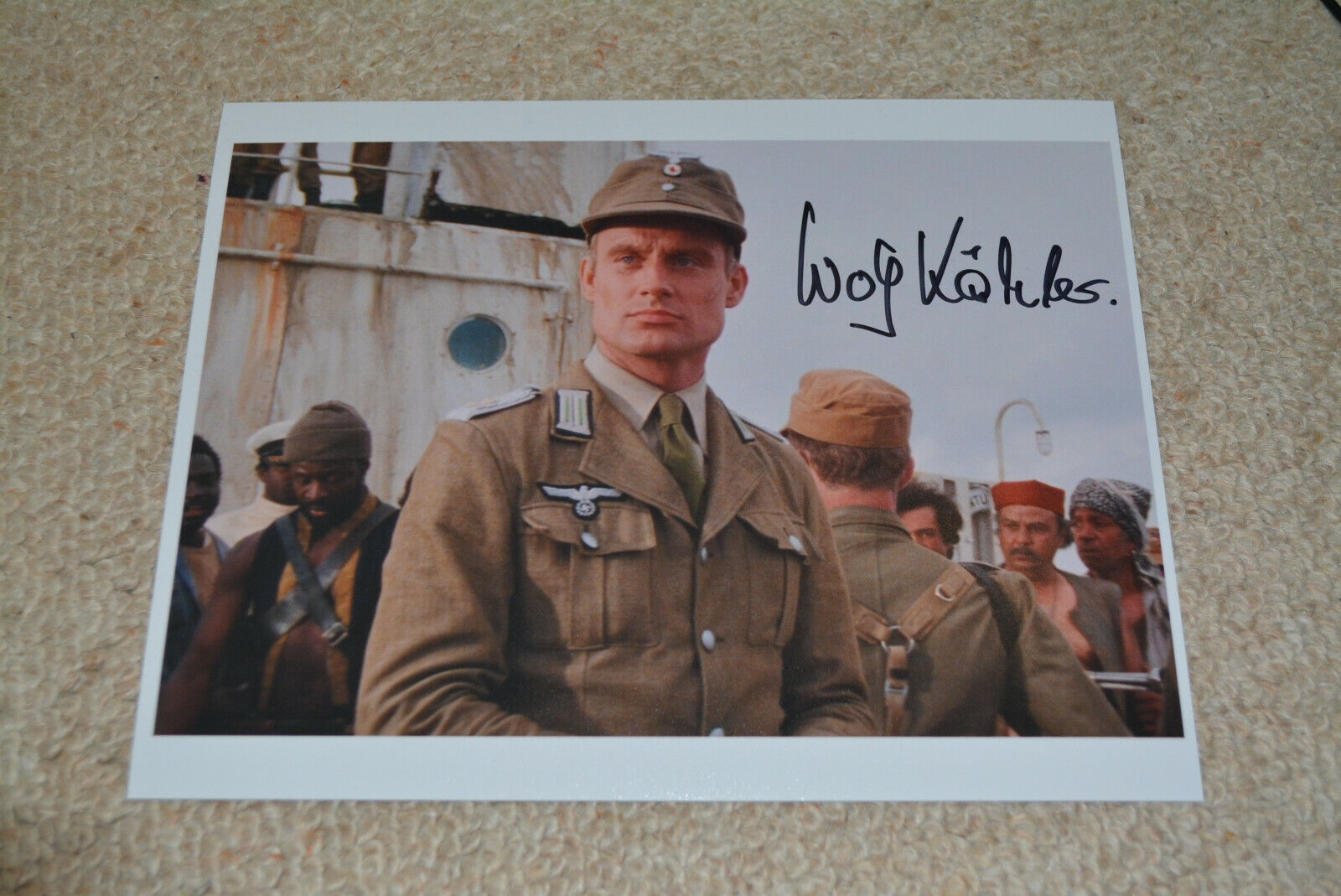 WOLF KAHLER signed autograph In Person 8x10 (20x25 cm) INDIANA JONES