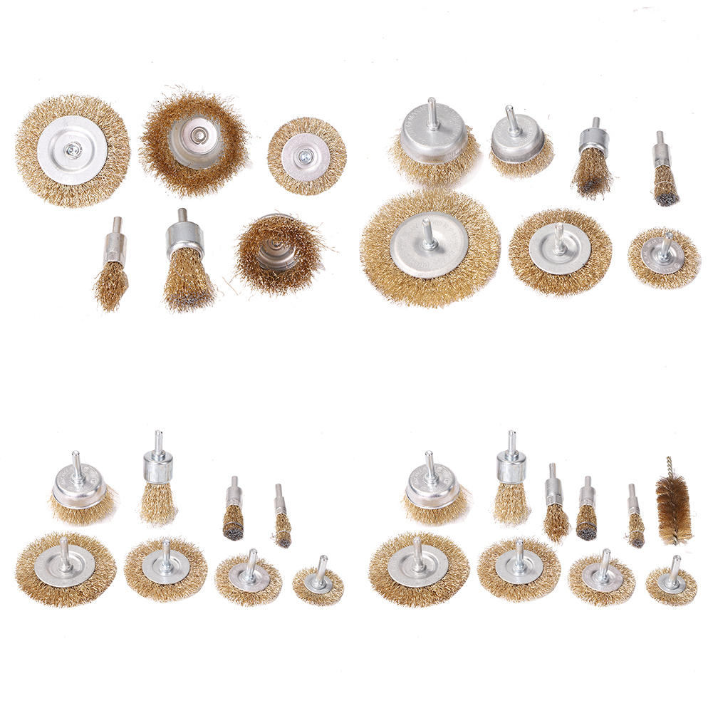 

Steel Wire Wheel Brush Rotary Grinder Tool Polishing Brush for Mini Drill, 8pcs, 501 Original