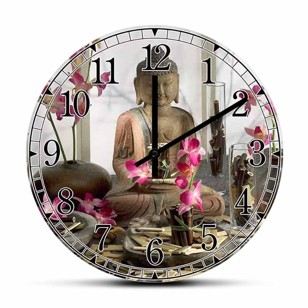 

Lotus - Frameless Acrylic Wall Clock, 501 Original