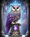 Luxury AB Velvet Diamond Painting Kit - Owl