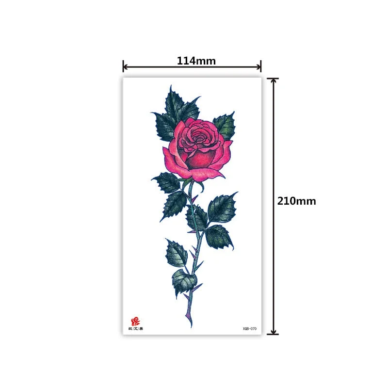 Tattoo Applique Arm Men and Women Small Full Arm Waterproof Tattoo Sticker Symbol Totem Animal Skull Text Tattoo Sticker