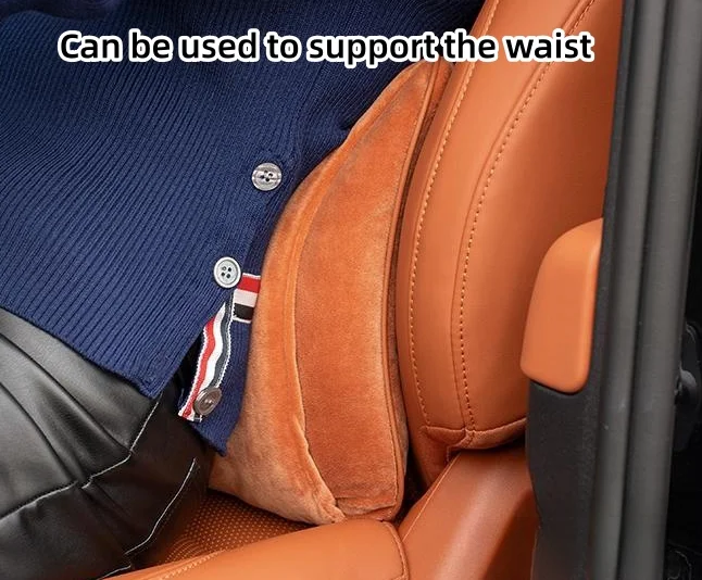 Four-in-one car pillow, quilt, hand warmer, and seat and waist support