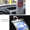 Wevdn 4 PCS Handicap Placard Holder, 13.86&times;4.92 Inches Ultra Transparent Disabled Parking Placard Protector Hanger Sleeve, Easily Display & Swing Away Your Disabled Parking Placard