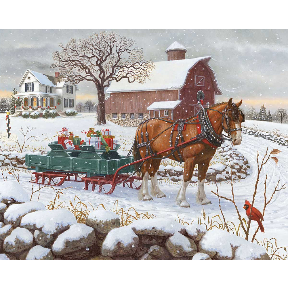 

House Carriage - Round Drill Diamond Painting - 50*40CM, 501 Original