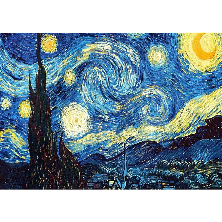 Starry Night - Full Round Drill Diamond Painting - 40x30cm(Canvas)