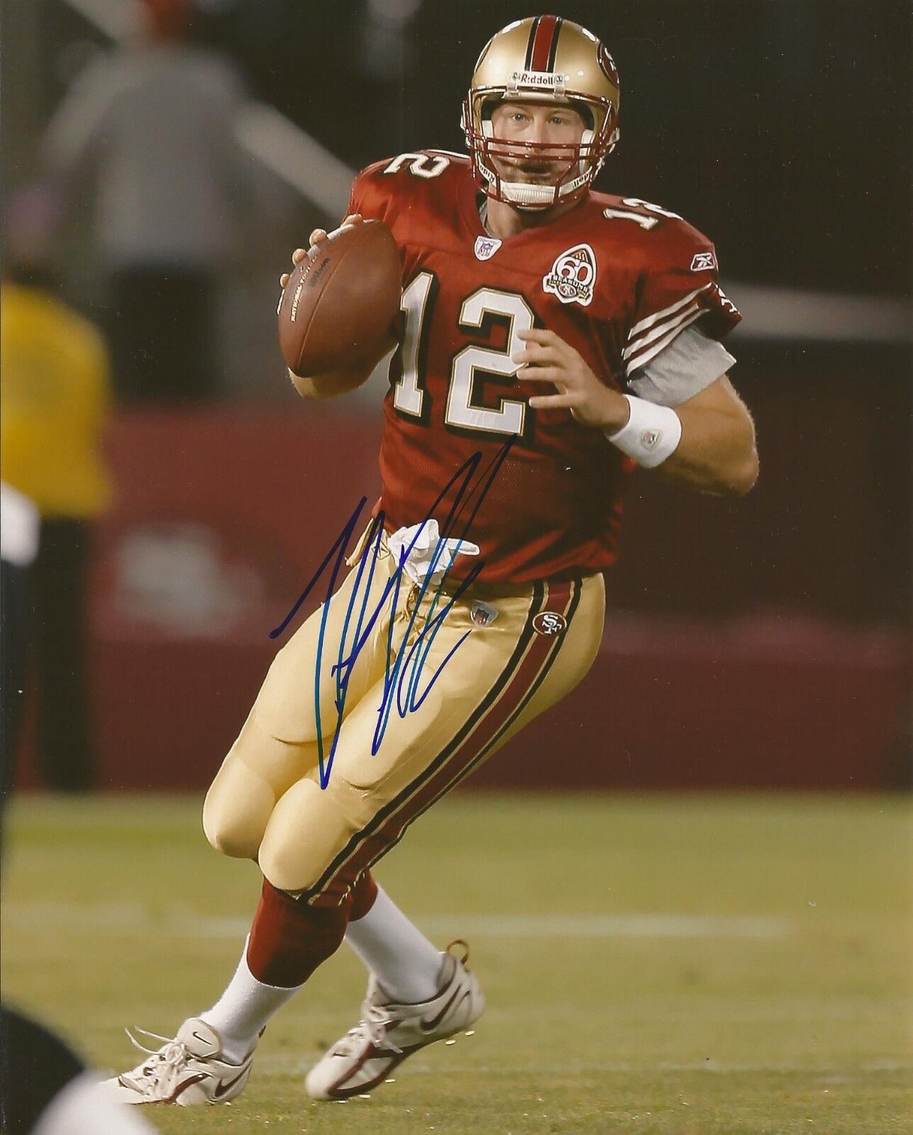 TRENT DILFER SIGNED SAN FRANCISCO 49ers 8x10 Photo Poster painting