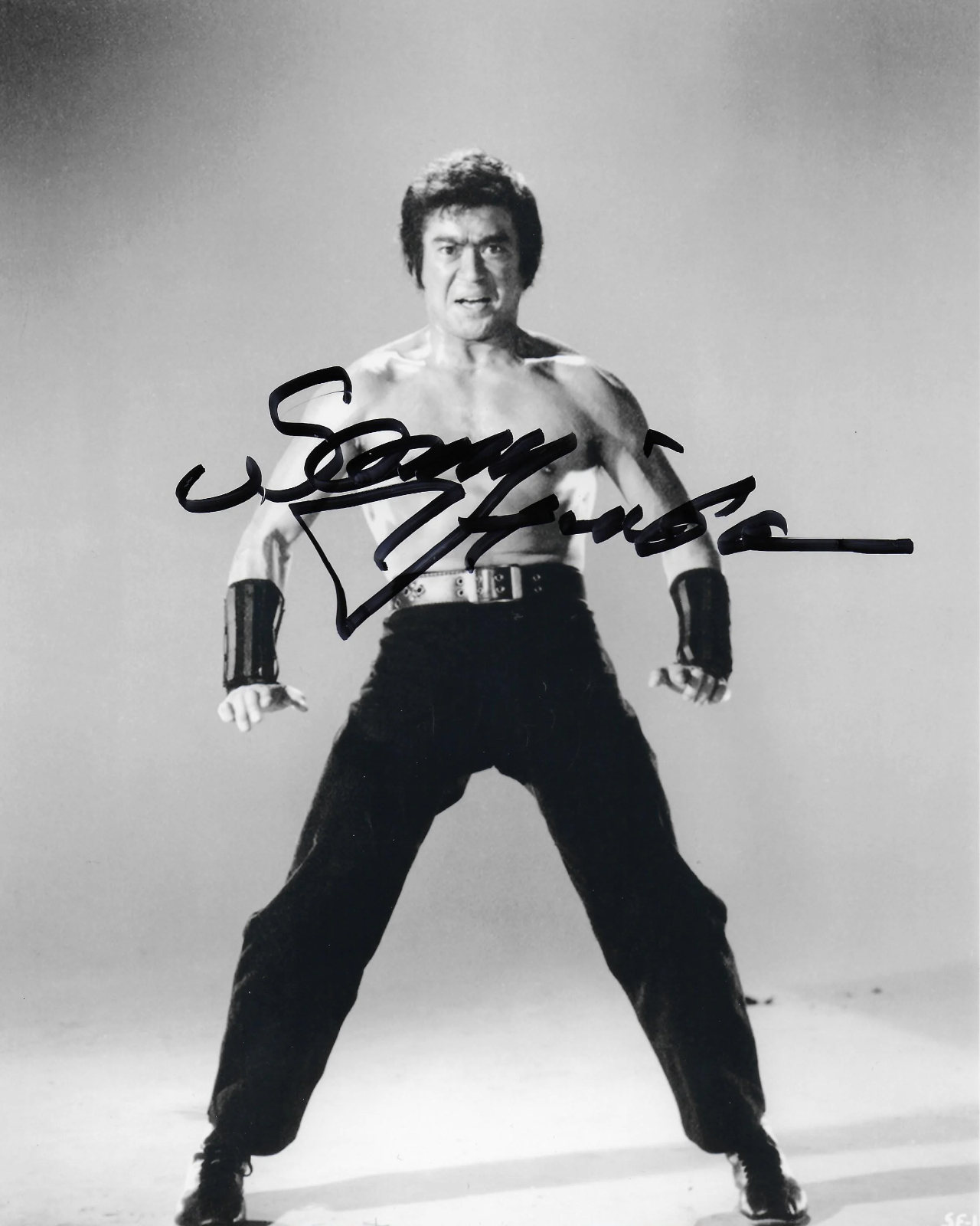 Sonny Chiba Street Fighter Original Autographed 8x10 Photo Poster painting #3 signed @HShow