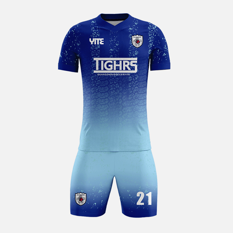 YITE | YTZQ158-Blue  And White  Soccer Uniforms