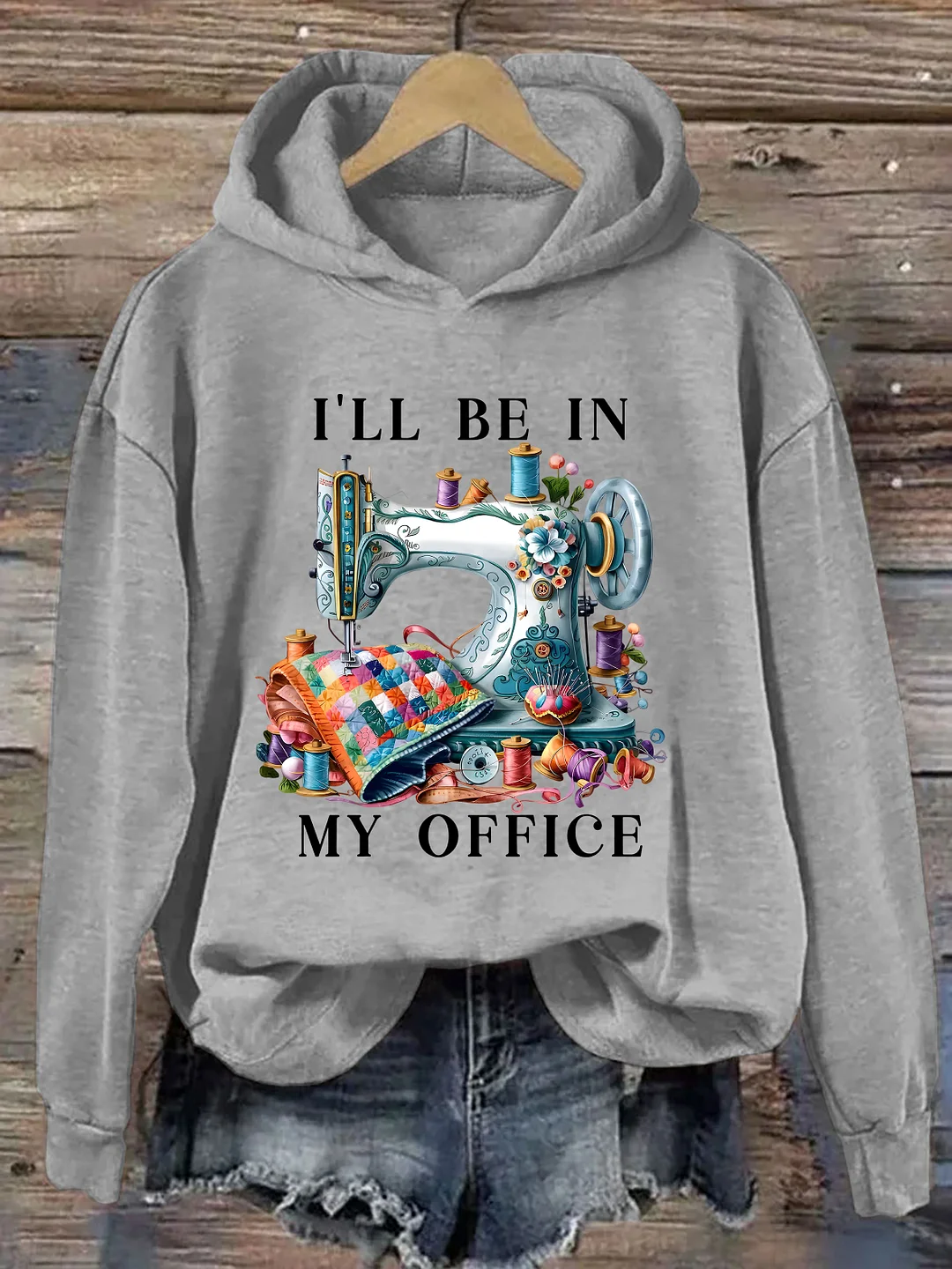 I'll Be In My Office Sewing Hoodie