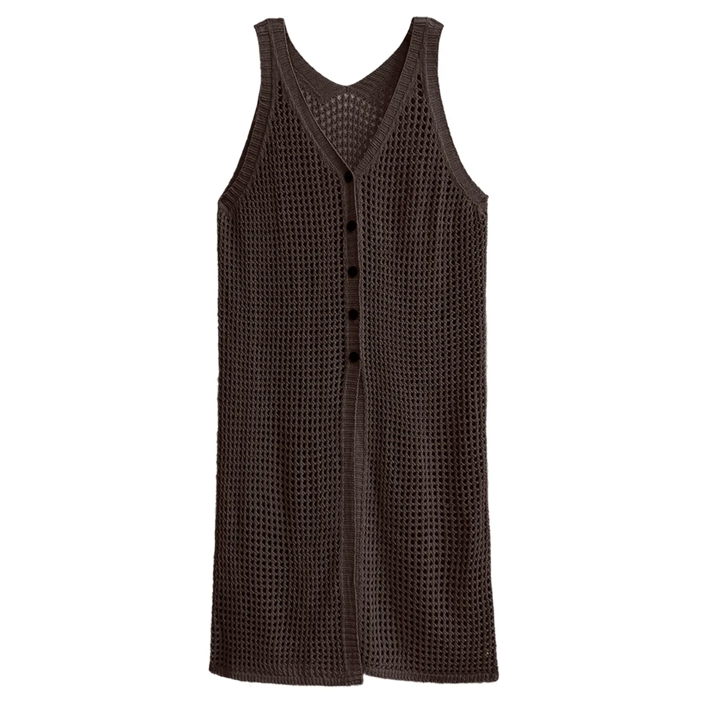 Personalized mesh sweater & solid-color dress set
