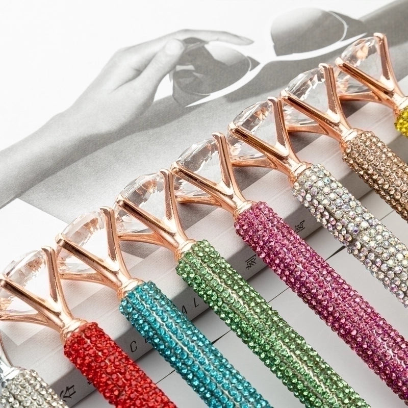 Student Stationery Rotating Metal Crystal Diamond Pen