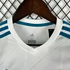 2017/2018 Retro Long Sleeve Real Madrid Home Football Shirt 1:1 Thai Quality Kids Size