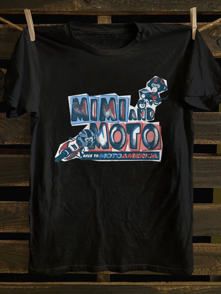 Teecade Teecade Mimi And Moto Motoamerica T-shirt