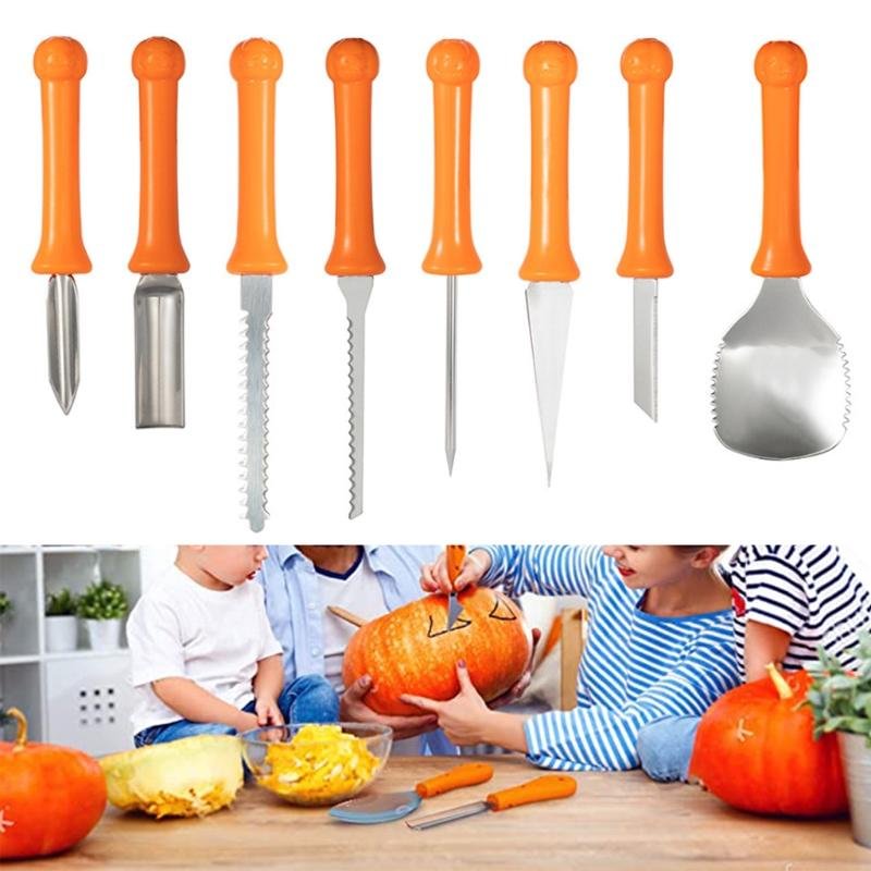 Professional Metal Halloween Pumpkin Carving Tools For Adults Kids、shopify、sdecorshop