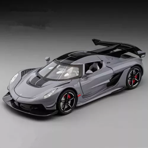 Dronehint 1:24 Jesko Attack Alloy Sports Car Model Diecast Metal Kids Toy Gift Parts