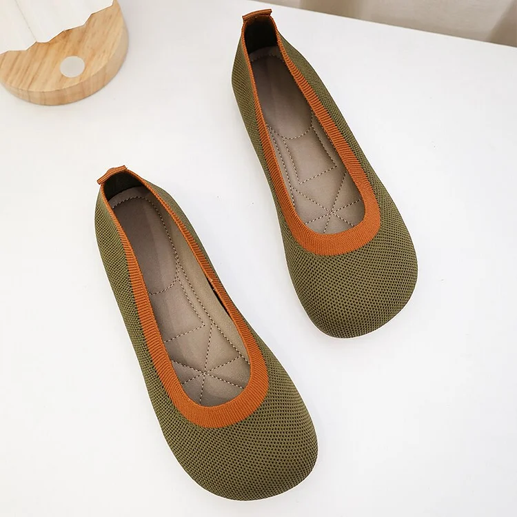 Weaving Breathable Loafers  Comfortable Walking Casual Flats Shoes shopify Stunahome.com