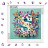 Butterfly Flower S 5D Partial Drill DIY Diamond Painting Kit 30*30cm