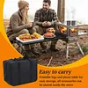[US Local Warehouse] Camping Stove Wood Burning Tent Stove Portable Pellet Stoves with Chimney Pipe