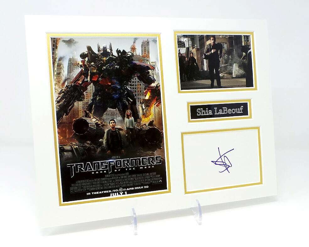 Shia LEBEOUF Signed Mounted Photo Poster painting Display AFTAL COA Sam Witwicky in Transformers