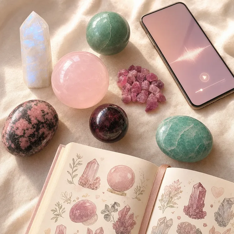 37Necklaces Total Love Summoning & Self-Love Crystal Bundle, Guide & Meditations