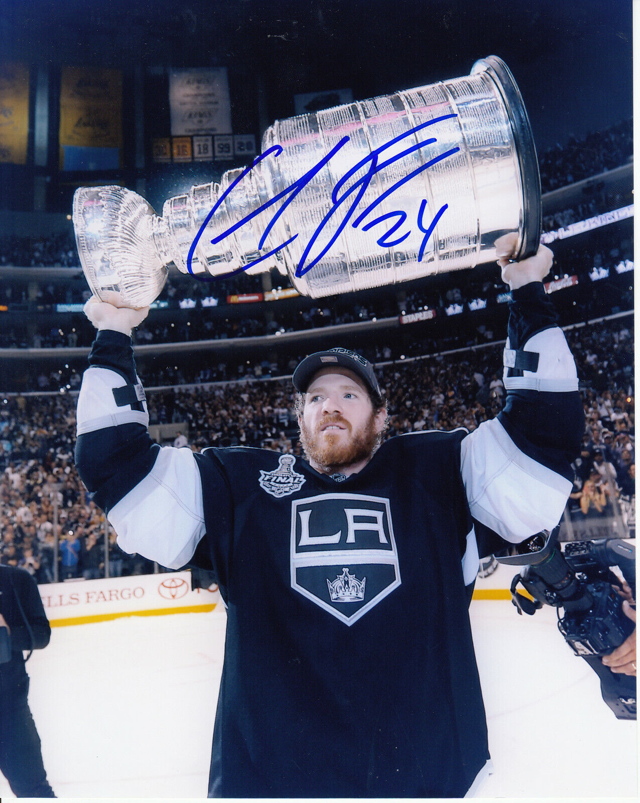 Colin Fraser #0 8x10 Signed Photo Poster painting w/ COA Los Angeles Kings