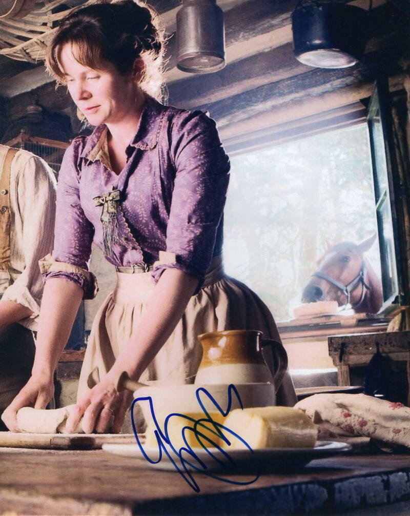 EMILY WATSON SIGNED AUTOGRAPH 8X10 Photo Poster painting - BREAKING THE WAVES, WAR HORSE BABE