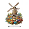 Blume Windmühle - 5d DIY Basteln Ornament