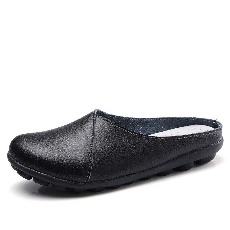 Mother Shoes Flats Leisure Women Comrfort 2020 Genuine Comfortable Comfort Flat Shoes Woman Shoes