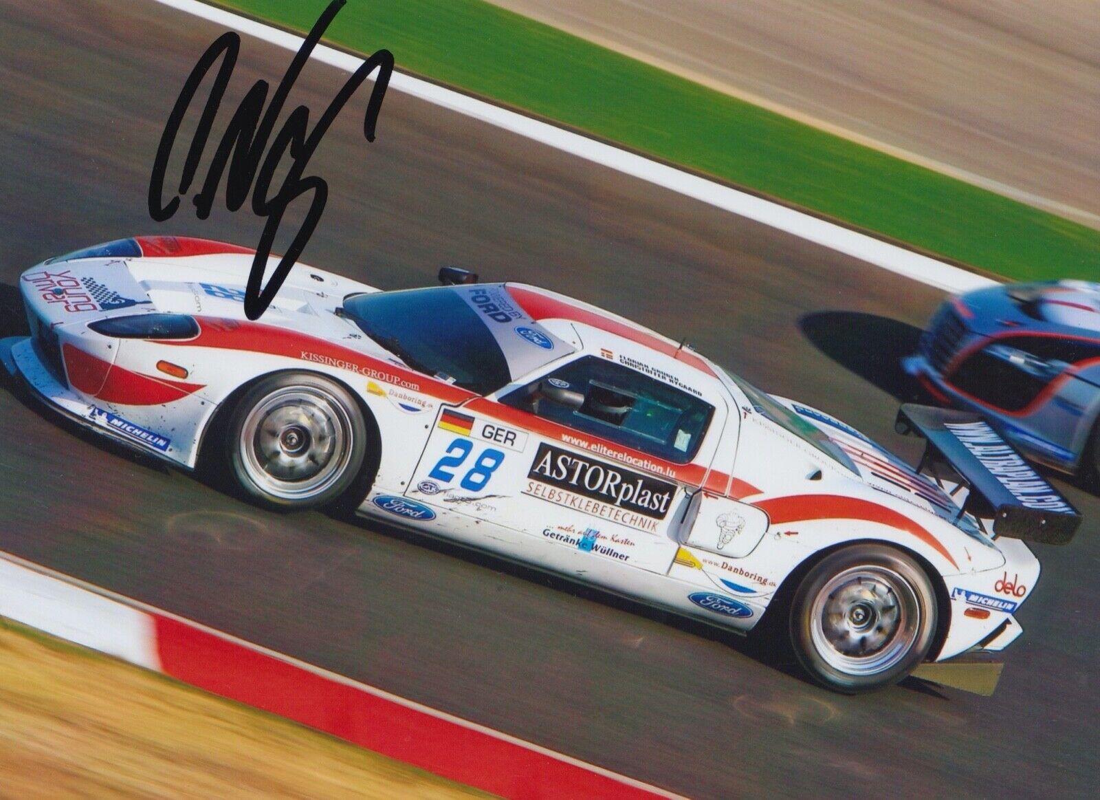 Christoffer Nygaard Hand Signed 7x5 Photo Poster painting - FIA GT Championship 3.