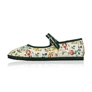 フラットシューズ ^fri fla^ ljh7091 daily maryjane flat 4colors 5011196838 Women's Light Beige Vintage Floral Print Flat Mary Jane Shoes