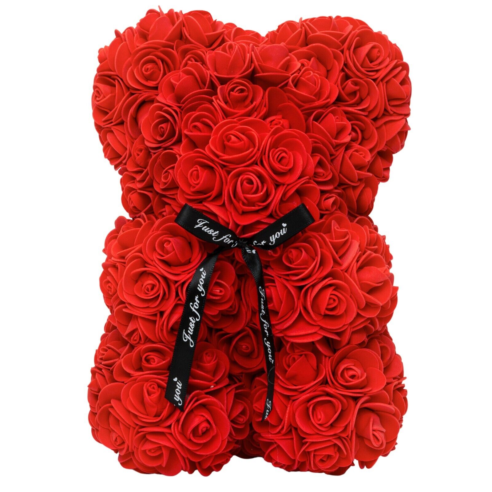 Rose Bear Ornaments Red Bear Valentine's Day Gift for Her