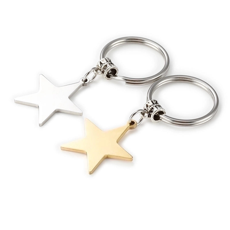 Fashion Star Stainless Steel Bag Pendant Keychain