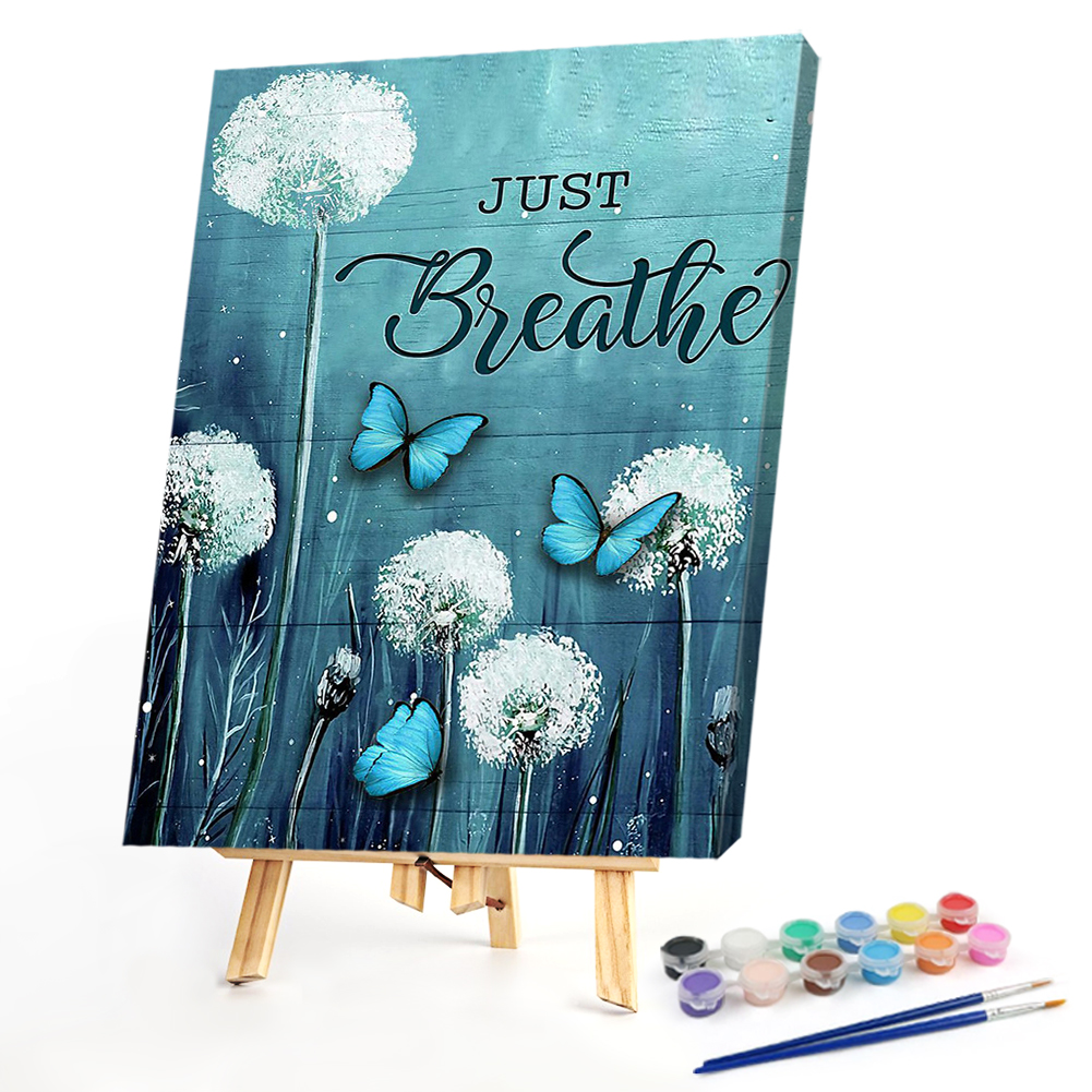 

40*50CM - Paint By Numbers - Dandelion Text, 501 Original