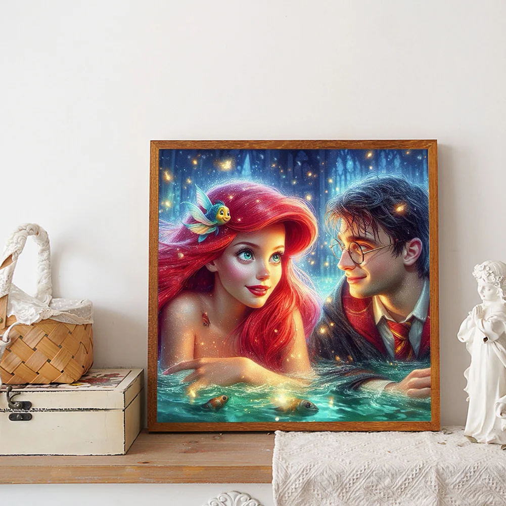 Diamond Painting - Full Round Drill - Ariel Harry Potter(Canvas|40*40cm)