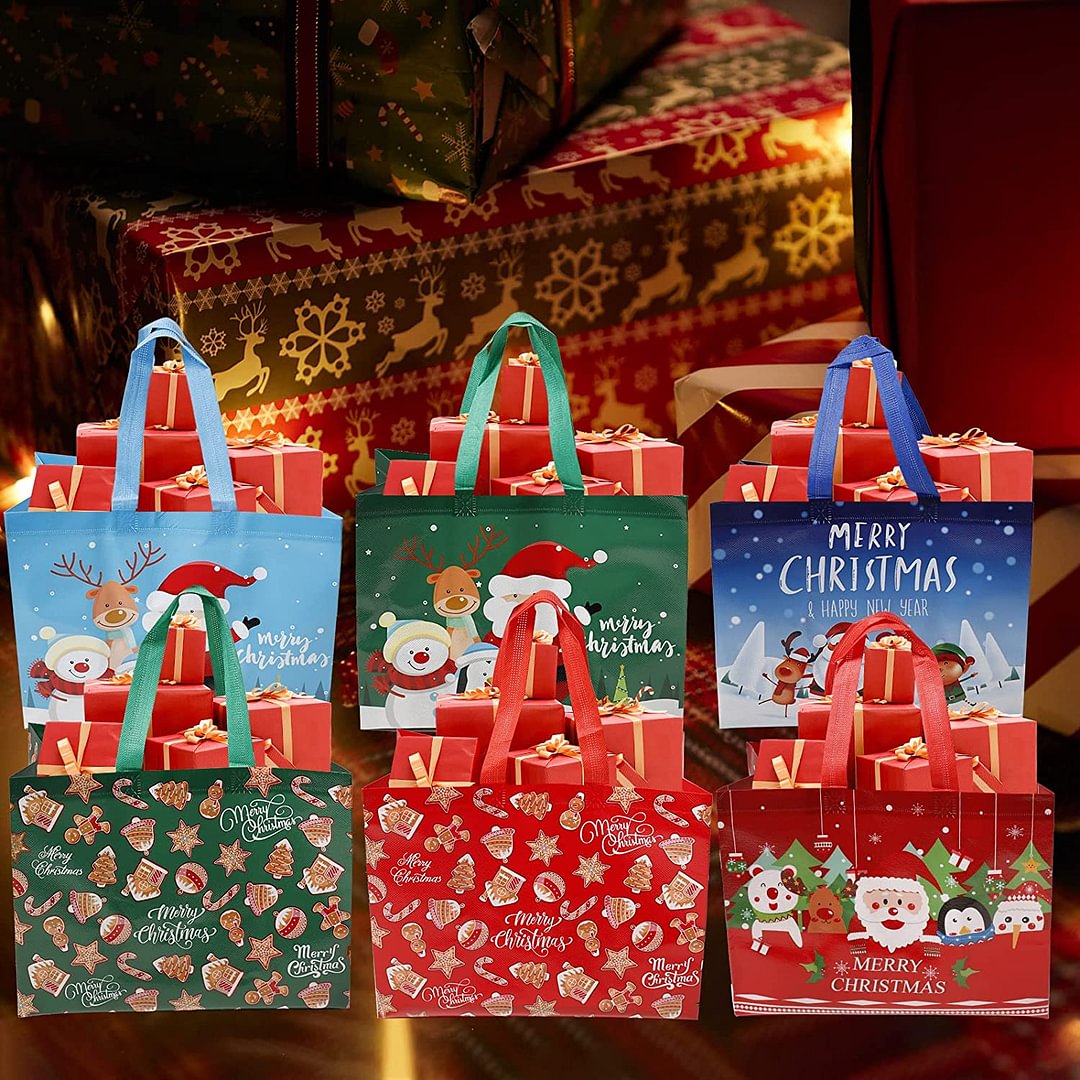 Reusable Christmas Non-Woven Bags