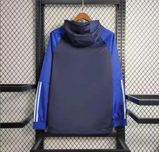 23/24 Real Madrid Jersey Windbreaker Blue Thai Quality