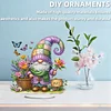 Diamond Painting Acrylic Single Sided May Gnome Ornaments Tabletop Home Office Decor