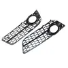 Car Front Bumper Fog Lamp Grille for Audi A5 Coupe/Sportback 2008 2009 2010 2011