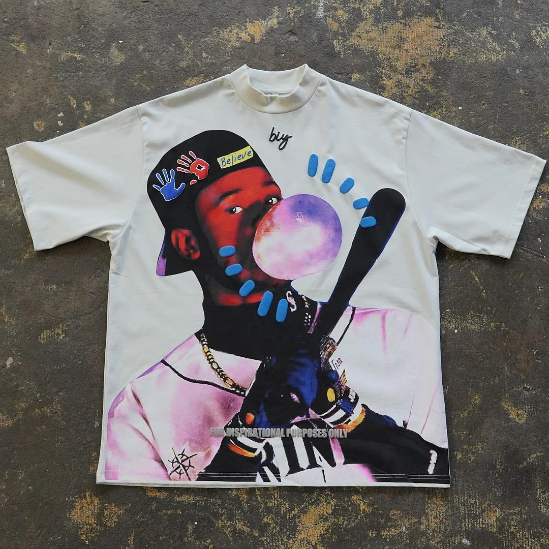 Unisex Vintage Basketball Oversized T-Shirt